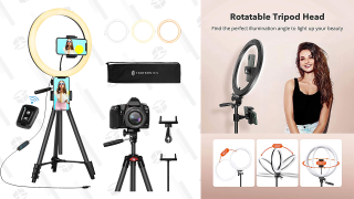 Start Your Vlogging Career With 40% off a TaoTronics 12" Ring Light